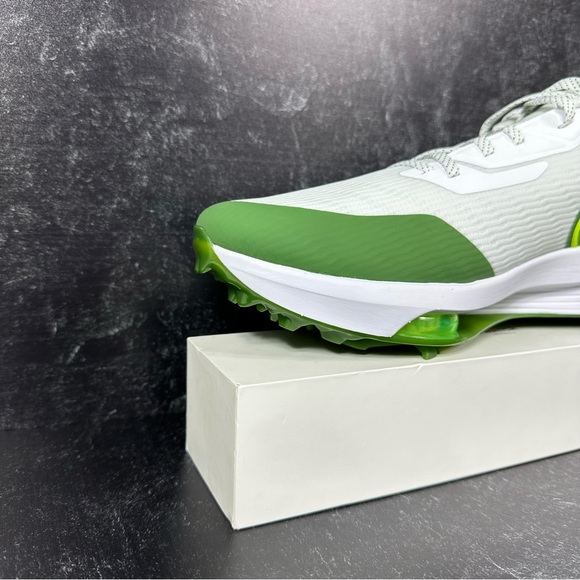AIR ZOOM INFINITY TOUR NEXT% MENS SPIKED GOLF SHOES SIZE 14 WHITE TREELINE GREEN - Picture 6 of 10